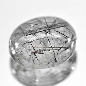 INTERESTING 2.90 CTS NATURAL WHITE RUTILE QUARTZ!