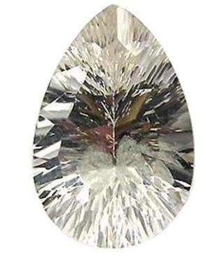 STRIKING 3.20 CTS (MINIMUM) NATURAL BRILLIANT WHITE QUARTZ - 4 AVAILABLE!