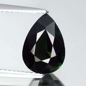 SPECTACULAR 2.58 CTS NATURAL DEEP GREEN TOURMALINE - EYE CLEAN!