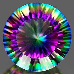 AWESOME 6.27 CTS NATURAL RAINBOW MYSTIC QUARTZ!
