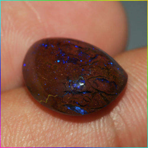 AMAZING 7.45 CTS 100% NATURAL SOLID MATRIX BOULDER OPAL!