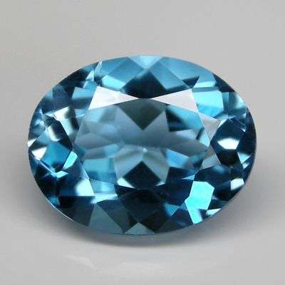 GORGEOUS 4.44 CTS NATURAL LONDON BLUE TOPAZ - WOW, WHAT A BEAUTY!!!