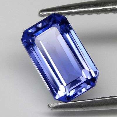 SPECTACULAR 1.43 CT 100% NATURAL INTENSE VIOLET BLUE TANZANITE!