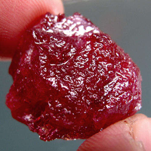 HUGE 55.83 CT NATURAL TOP BLOOD RED ROUGH MADAGASCAN RUBY!