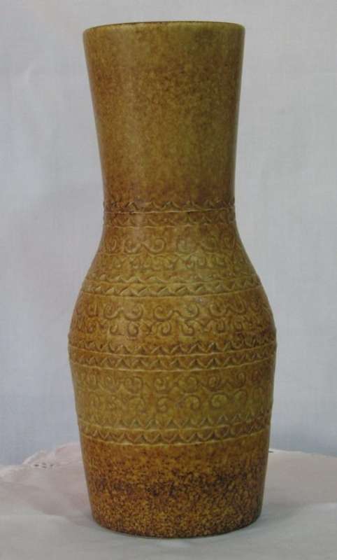 Dumler and Breiden Vase, Golden Brown, Made in Germany