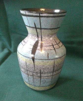 Vintage  Art Deco Vase, Made In West Germany
