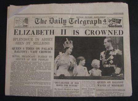 The Daily Telegraph Supplement Wednesday June 3 1953, Elizabeth II Crowned