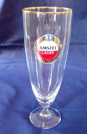 Castle, Amstel, Windhoek and Guiness Glasses Set of 4.
