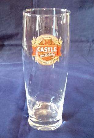 Castle, Amstel, Windhoek and Guiness Glasses Set of 4.