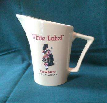 Dewars White Label Whisky Water Jug.