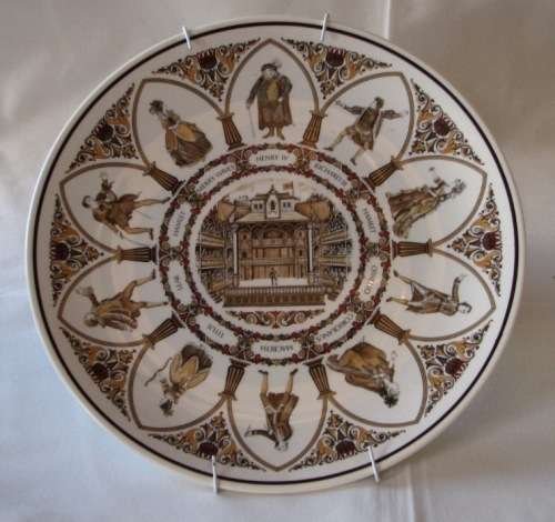 Shakespeares Characters Decorative Wall Plate by Wedgwood