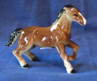 Miniature Pony Porcelain Figurine.