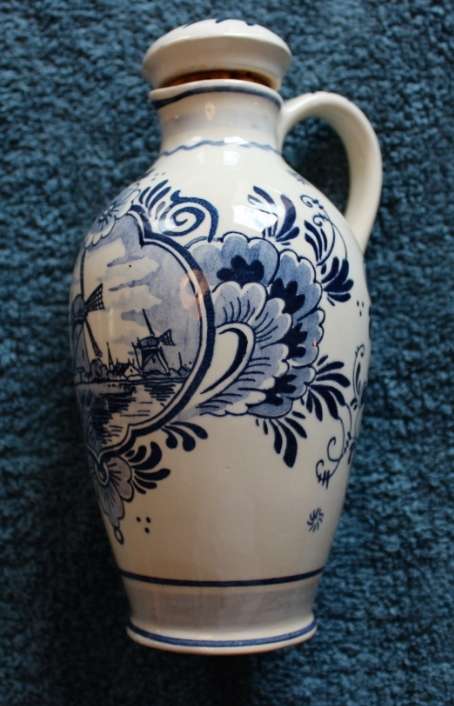 Delft Bols Brandy Jug.