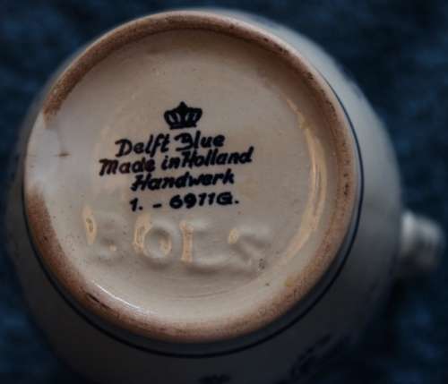 Delft Bols Brandy Jug.