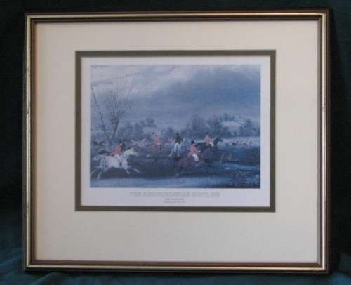 The Hertfordshire Hunt 1839 "The Fox Chase"
