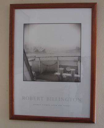 Robert Billington `Sydney Viewed From The Ferry` Framed Sepia Photograph