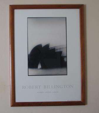 Robert Billington `Sydney Opera House` Framed Sepia Photograph