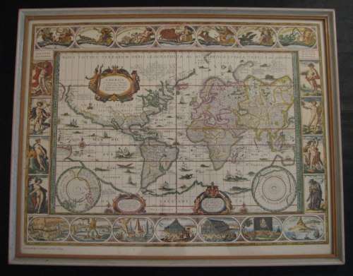 Nova Totius Terrarum Orbis Geographica Ac Hydrographica Tabula