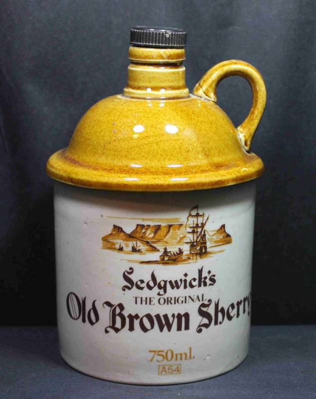 Sedgwicks Old Brown Sherry Stone Jug.