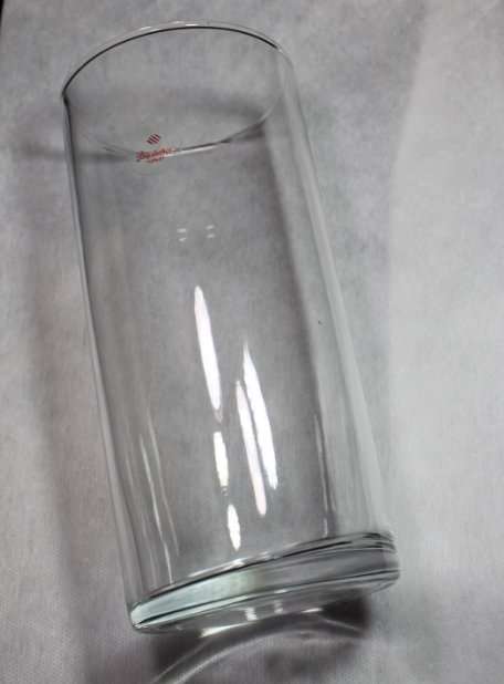 Tall Round Pasabache Glass Vase, Made In Turkey