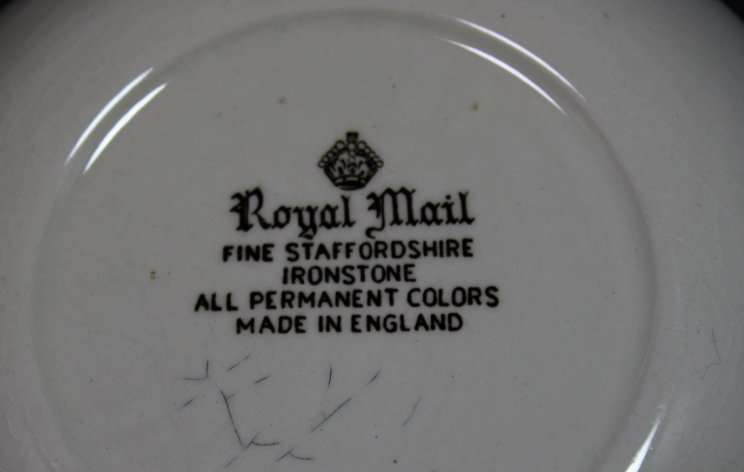 Two Staffordshire Royal Mail Small Plates.
