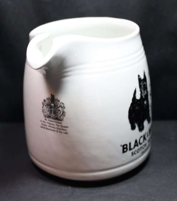 Black and White Scotch Whisky Jug.
