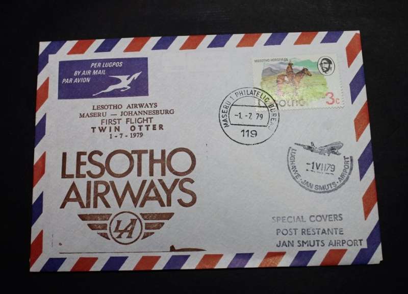 Lesotho 3c 1979 Stamp Mosotho Horseman Special Covers Envelope