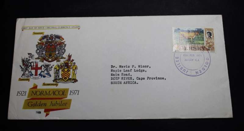 Jersey FDI Decimal Currency Stamps Golden Jubilee 1921 - 1971