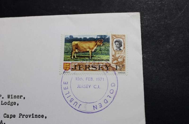 Jersey FDI Decimal Currency Stamps Golden Jubilee 1921 - 1971