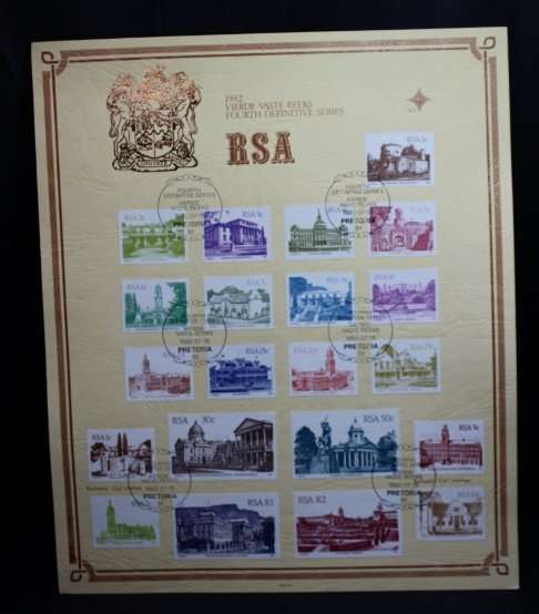 SA Stamps 1982, The Fourth Definitive Series, South Africa Historical Buildings A H Barnes