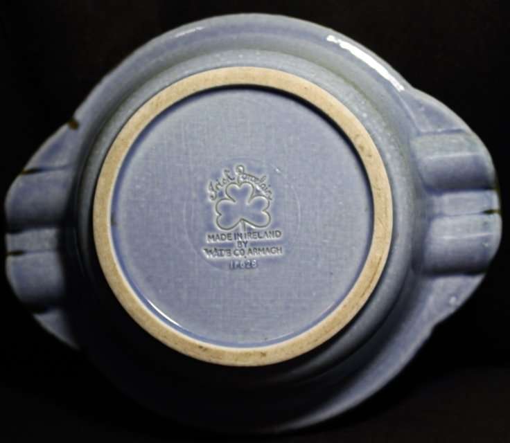 Irish Porcelain Wade Ashtray, Made in Ireland