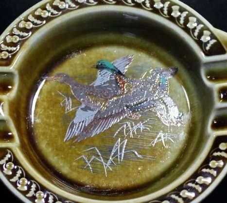 Irish Porcelain Wade Ashtray, Made in Ireland