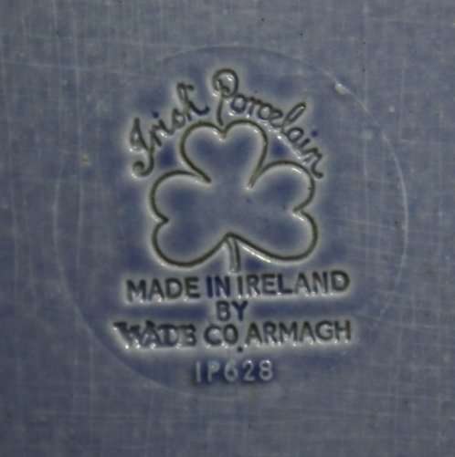 Irish Porcelain Wade Ashtray, Made in Ireland