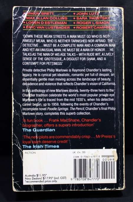 Raymond Chandler`s Philip Marlowe