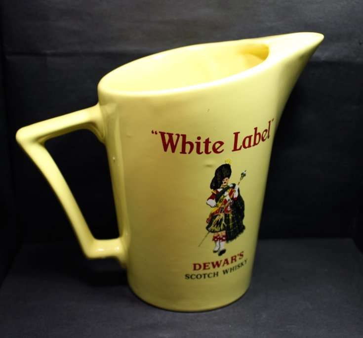 Dewars White Label Whisky Water Jug.