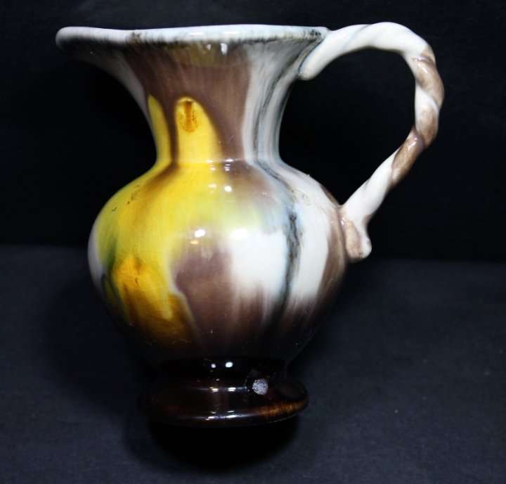 Vintage Small Germany Multi Coloured Jug with Handle #518.