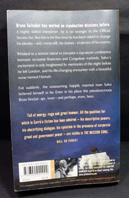 The Mission Song by John Le Carre, Softcover Book