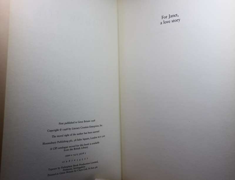 A Widow For One Year by John Irving, 1st Ed Hardcover