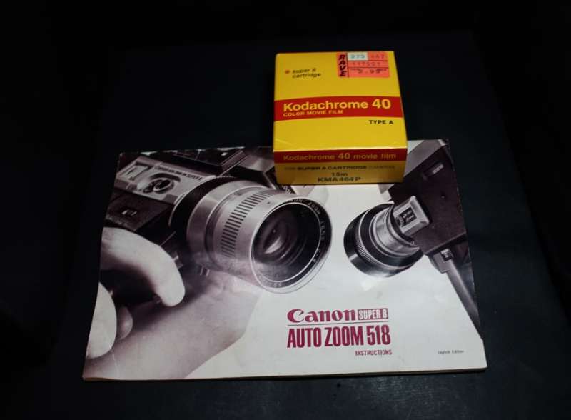 Canon Super 8mm Camera Auto Zoom 518