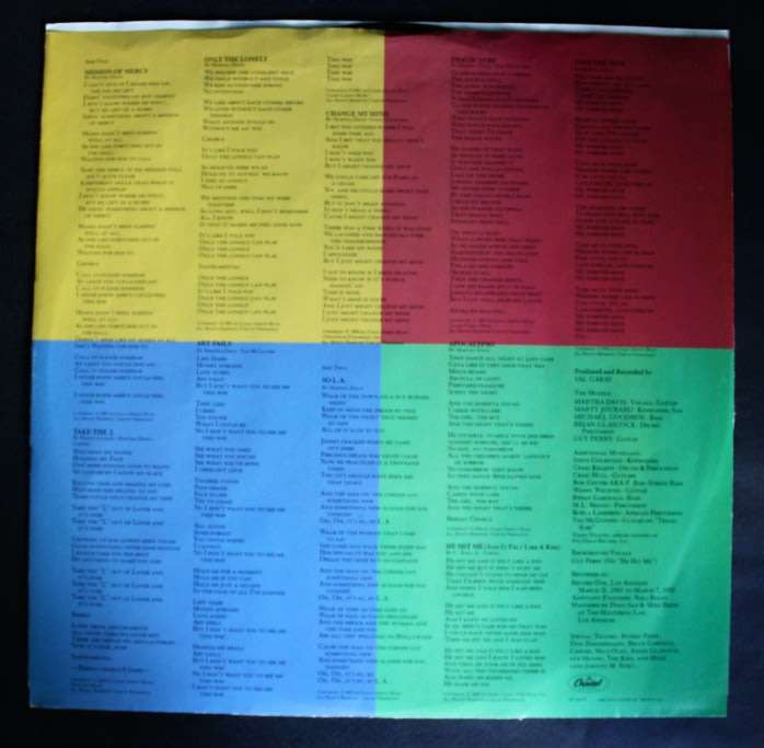 The Motels All Four One Vinyl LP