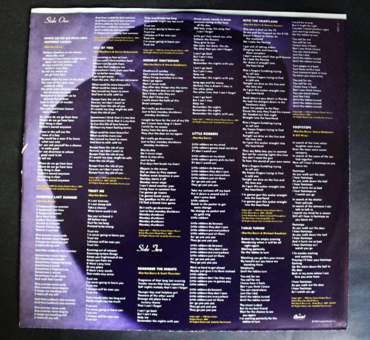 The Motels Little Robbers Vinyl LP