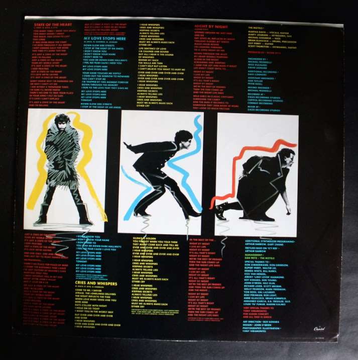 The Motels Shock Vinyl LP
