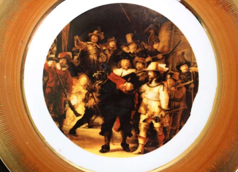 The Cavalier Decorative Wall Plate By Limoges, France