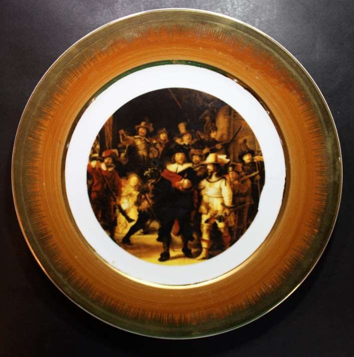 The Cavalier Decorative Wall Plate By Limoges, France