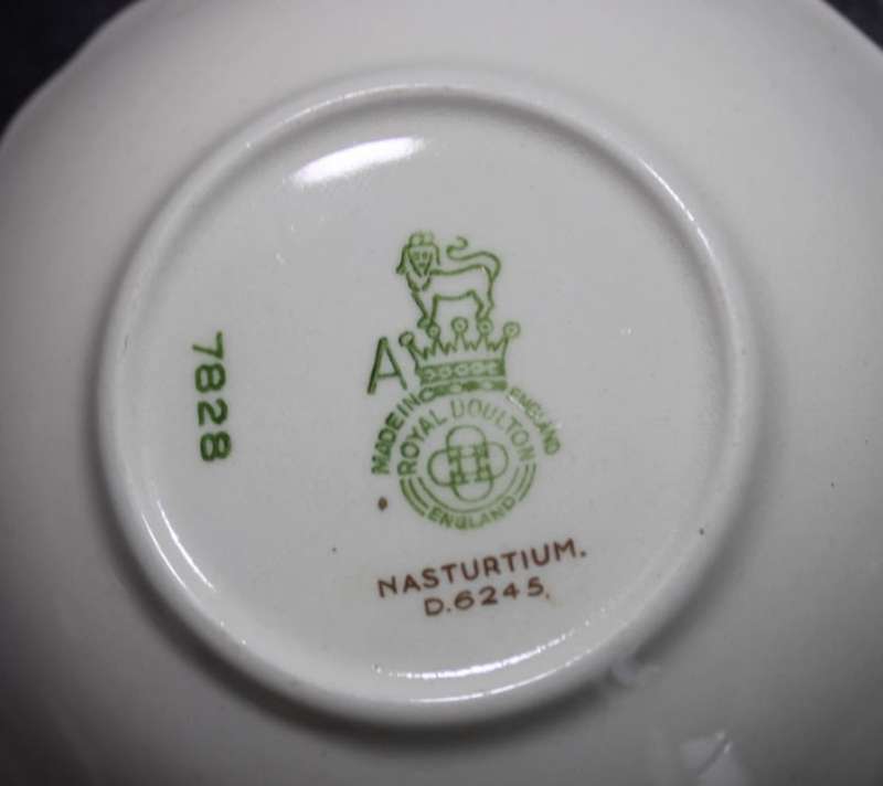 Nasturtium Trinket Dish by Royal Doulton.