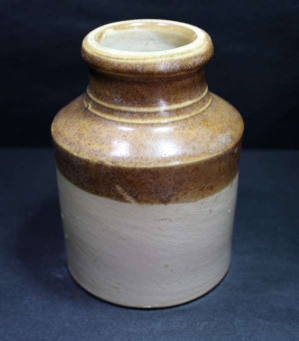 Vintage Small Stoneware Ink Bottles and Containers