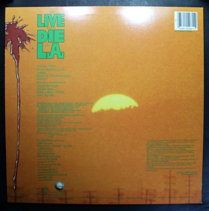 Wang Chung Live and Die in LA Vinyl LP