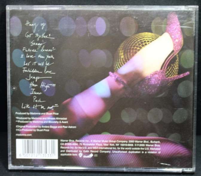 Madonna Confessions On A Dance Floor CD
