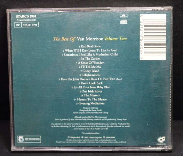 Van Morrison The Best Of Volume Two CD