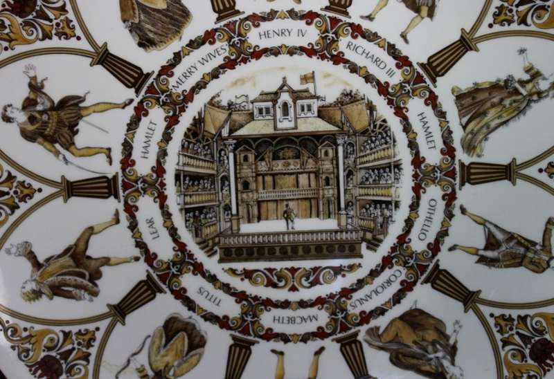 Shakespeares Characters Decorative Wall Plate by Wedgwood